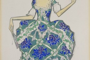 Design for 'Felicita' in 'The Good Humoured Ladies', Leon Bakst, 1917. Museum no. S.341 -1988