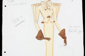 Costume design for 'Mary Ellis' in the musical 'Music in the Air', Victor Stiebel, 1934. Museum no. S544 - 1983