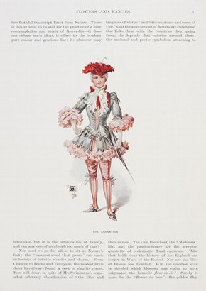 Costume for a Page, Based on a carnation, Designed by Wilhelm, Reproduced in The Magazine for Ar, Date unknown