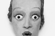 Female mask, Oliver Messel, 1926. Museum no. CT3483