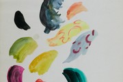Palette selected for costumes in 'Le Comte Ory', Oliver Messel, 1954, Museum no. S57-2006 