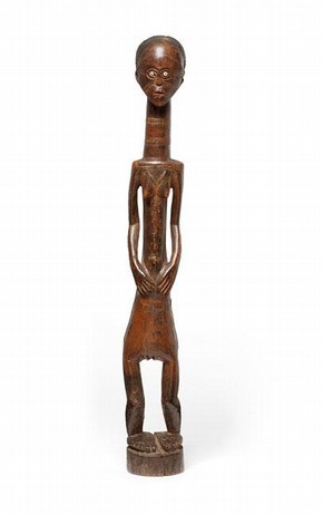 Female ancestor figure, early 20th century. Museum no. Circ.290-1950