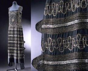 Embroidered sleeveless dress, Chanel, 1922. Museum no. T.86-1974