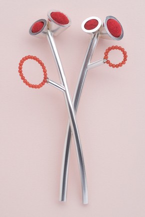 Brooch, 'Artery' series, Dorothy Hogg MBE