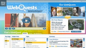 Latest design from the WebQuests application.