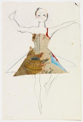 Costume design for Kenneth MacMillan’s ballet ‘Requiem’, 1983. Museum no. S.1277 – 1986. © Yolanda Sonnabend