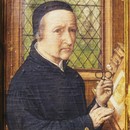 Simon Benninck (Bening), miniature self portrait, 1558, Museum no. P.159-1910