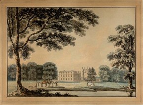 Thomas Malton II, 'A Country House and Park', 1779. Museum no. P.8-1951