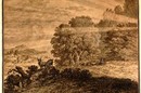 Alexander Cozens, 'View near Rome', 1763. Museum no. Dyce 669