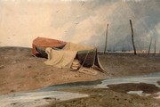 John Sell Cotman, 'Boat on the Beach'. Museum no. 2-1875