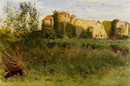 Albert Goodwin, 'Allington Castle, near Maidstone, Kent', 1879. Museum no. 406-1891