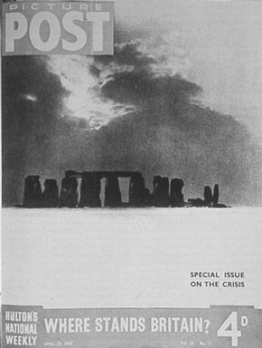Stonehenge Under Snow, Bill Brandt, 1944 © Bill Brandt Archive Ltd.