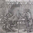 A Draughtsman Drawing a Portrait, Albrecht Dürer (1471-1528).
