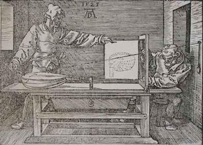 An Artist Using a Perspective Machine, Albrecht Dürer (1471-1528)