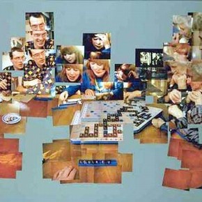 David Hockney, 'Scrabble, Hollywood, 1 January 1983'. Click here for full-size version and additional information for this image