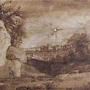 Attributed to Claude Lorrain (1600-1682) Landscape scenes Pen and wash