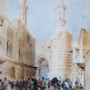 Bab Zooayleh, William Henry Bartlett (1809-1834) Drawing for The Nile Boat: Glimpses of the Land of Egypt About 1845-1849.