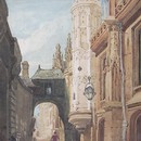 Palais de Justice and the Rue St Lô, Rouen, John Sell Cotman (1782-1842) Watercolour on paper.