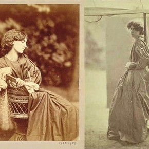 Portraits of Jane Morris (1839-1914), by Dante Gabriel Rossetti (1828-1882) and J. R. Parsons From an album of photographs posed by Dante Gabriel Rossetti 1863 Click here for the full size version and additional information for this image