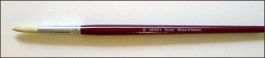 Brush construction has changed little over the centuries: Brush hair, metal ferule to shape the brush head, handle made from hard wood