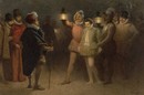 Charles Green, 'Sancho Panza, Governor of Barataria, going the Round with the night Watch'. Museum no. 1776-1900