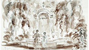 Set design by Oliver Messel for the film 'Suddenly, Last Summer'. Museum no. S.387-2006