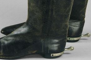Boots from the Coronation uniform of Alexander II, 1855, Museum no. TK-1558, © The Moscow Kremlin Museums 