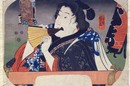 Eight Encounters in the Floating World: The Niwaka Festival in Yoshiwara by Utagawa Kuniyoshi, 1848-1850. Museum no. E.12123-1886