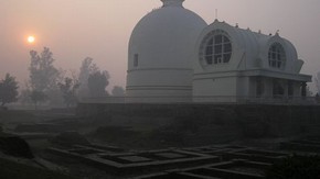 Temple at Kusinagara. Photograph courtesy of Firefly Mission, 2007