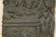 Panel showing the death of the Buddha, 100-200 AD, Museum no. IM.247-1927