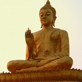 Seated Buddha, Sravasti. Photograph by Gaurang Prajapati, 2008