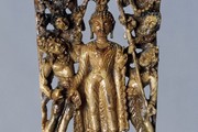 Descent of the Buddha from Trayastrimsa Heaven, Kashmir, 8th century. Museum no. IS.8-1978