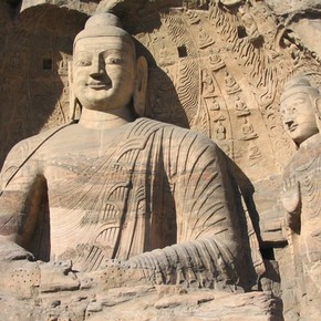 Yungang Cave statue, China. Photograph by Felix Andrews
