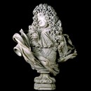 Marble bust of Charles II (1630–85) by Honoré Pelle, 1684. Museum No. 239-1881