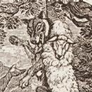Thomas Bewick, 'The Wolf in Sheep's Clothing', wood-engraved illustration from 'Fables of Aesop and others', 1818. Printed by E. Walker for Thomas Bewick, Newcastle. National Art Library Pressmark: G.28.Y.1b