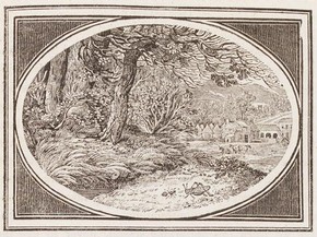 Thomas Bewick, 'The Ant and the Grasshopper', wood-engraved illustration, from 'Fables of Aesop and others', 1818. Printed by E. Walker for Thomas Bewick, Newcastle. National Art Library Pressmark: G.28.Y.1b
