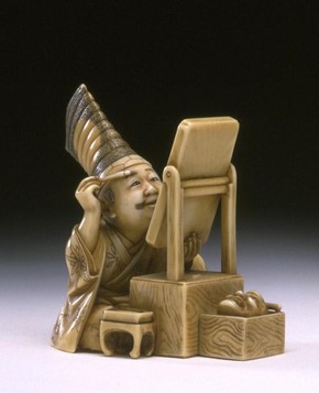 Okimono (ivory figure), Japan, 19th century. Museum no. 547-1890