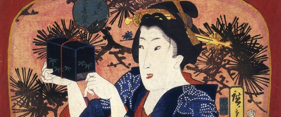 Detail from a woodblock print, Utagawa Hiroshige, Japan, 1839. E.12090-1886