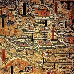 Wall painting of Wutaishan, Dunhuang