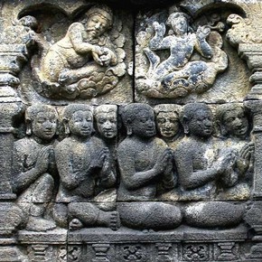Relief carving, Borobudur Photograph by Hardy Hartono Gunawan, 2008