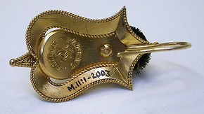 Figure 2. Harry Emanuel's maker's mark and patent number (Photography by Gates Sofer).