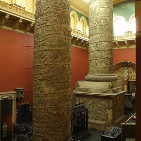 The Cast Courts are dominated by the two-part cast of Trajan's Column