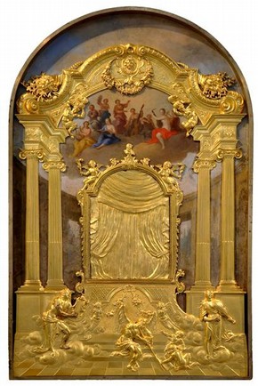 The Temple of Apollo by M Rysbrack, J Amigoni and C Clay, London, c. 1740. Museum no. M.29-2009