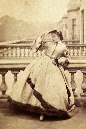 Isabella Grace on a Balcony, Clementina, Lady Hawarden. Museum no. PH.457:163-1968