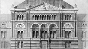 The North Side of the John Madejski Gardens by Godfrey Sykes. Museum no. D.930-1899