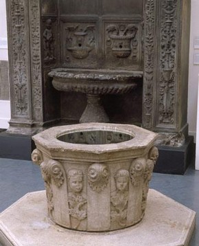 Drawn from the Well installation, Sculpture gallery