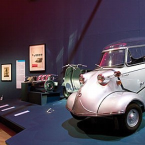 Figure 1. Framed posters in the Cold War Modern exhibition space. (Photography by V
