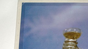 Figure 2. Corner detail illustrating the mounting method. (Photography by Louise Egan)