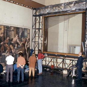 Figure 1. Opening of the false walls
