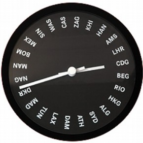 'Frozen Sky', clock in memory of Julie Breckman. Langlands and Bell, 2004